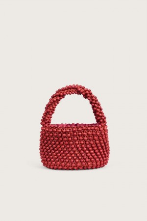 Tote Cult Gaia Cora Mini Czerwone | IO4019376