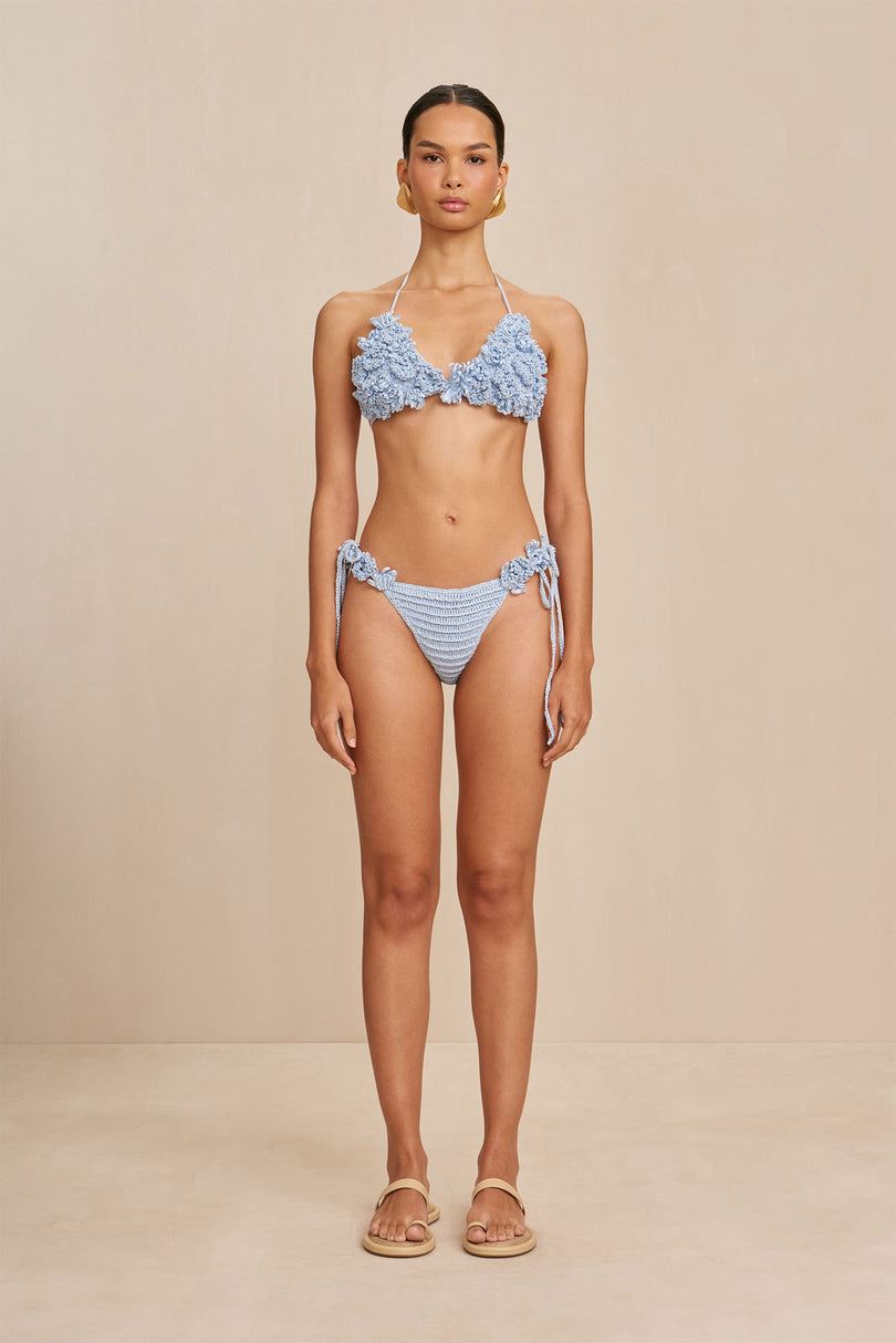 Dół od Bikini Cult Gaia Pola Crochet Niebieskie | WD3879542