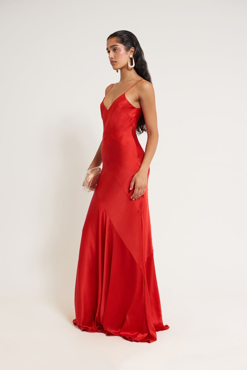 Sukienka Cult Gaia Crissy Gown Czerwone | HP1452869