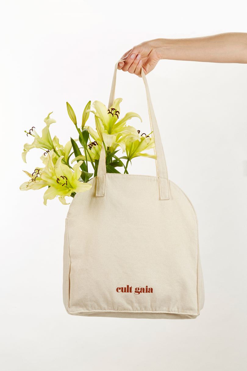 Tote Cult Gaia Reusable Kremowe | QC7153296