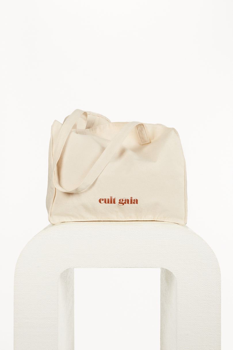 Tote Cult Gaia Reusable Kremowe | QC7153296