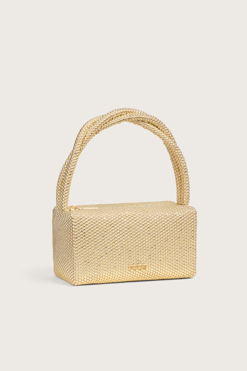 Tote Cult Gaia Sienna Mini Złote | QC3640152