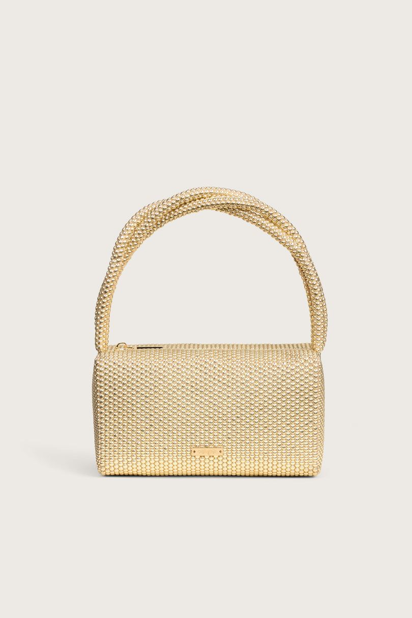 Tote Cult Gaia Sienna Mini Złote | QC3640152